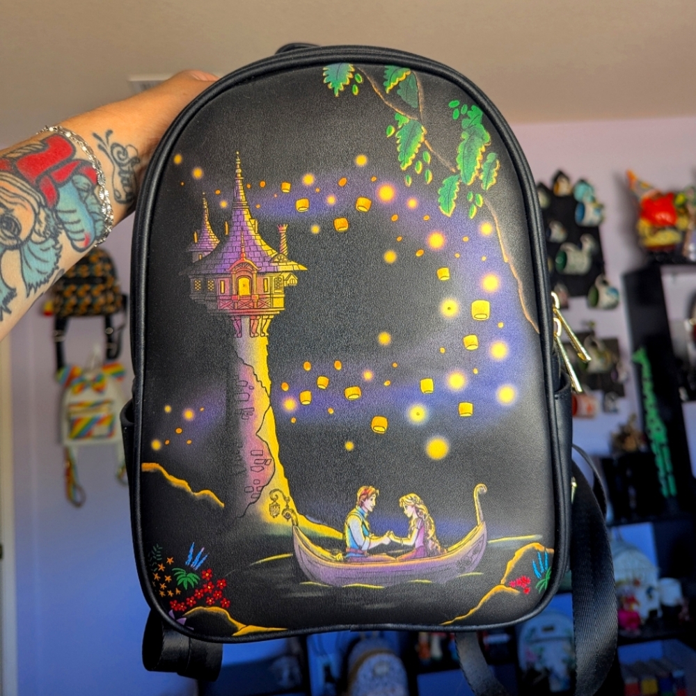 Disney Loungefly Tangled Mini Backpack